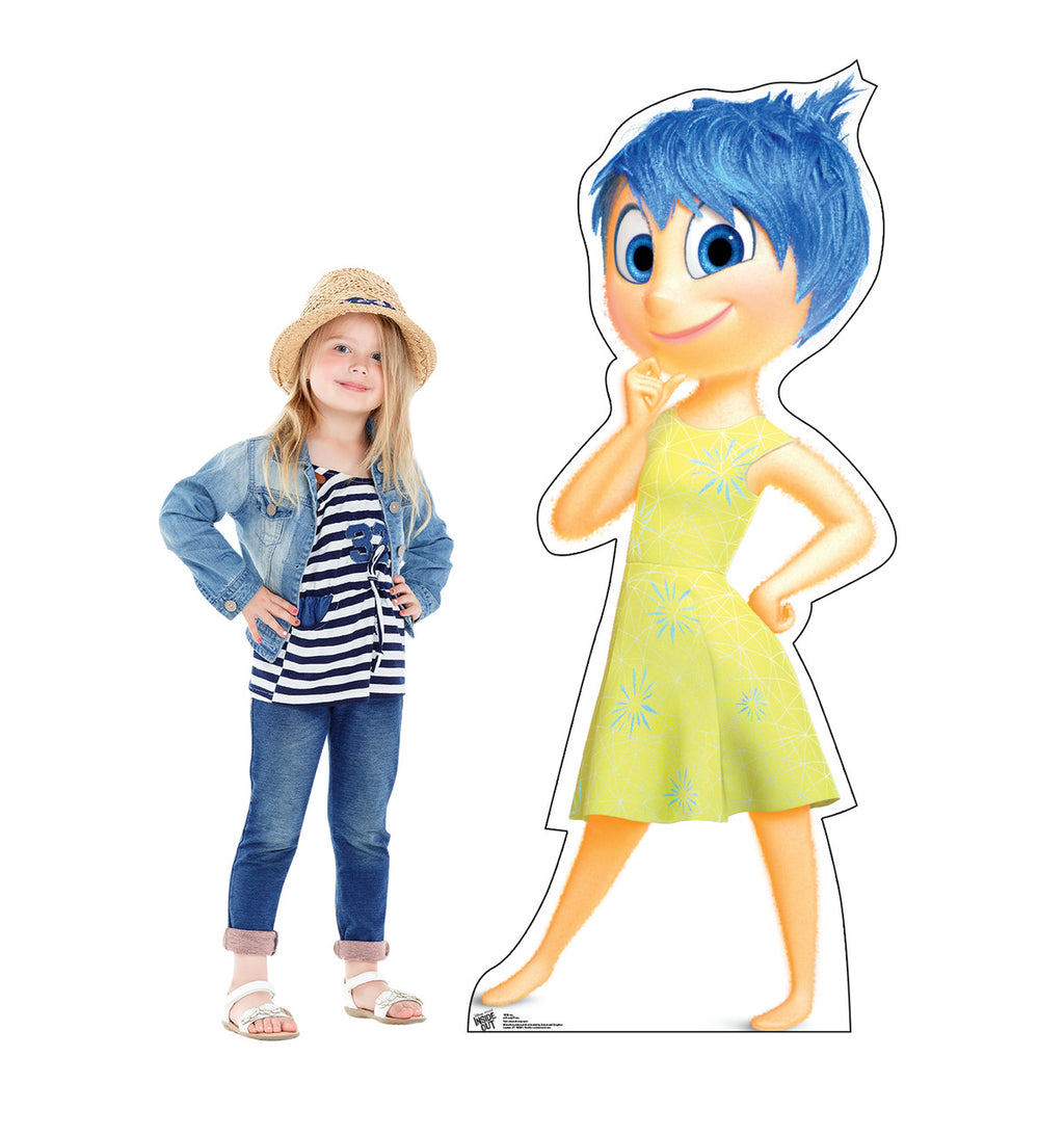 Joy Disney Inside Out Lifesize Cardboard Cutout with model