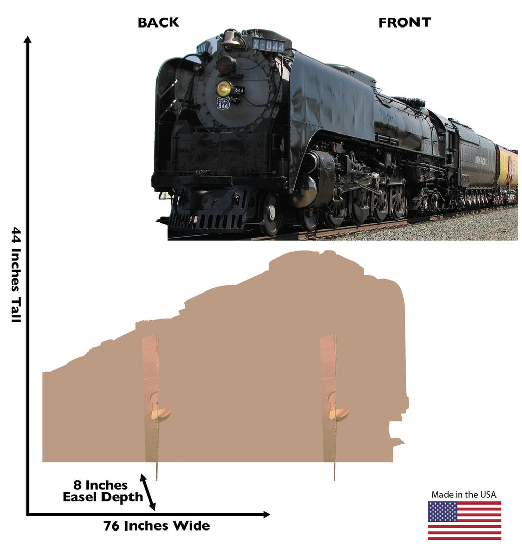 Union Pacific Train 844 Lifesize Cardboard Cutout Dimensions