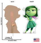 Disgust - Disney Pixar - Inside Out
Lifesize Cardboard Cutout Dimensions