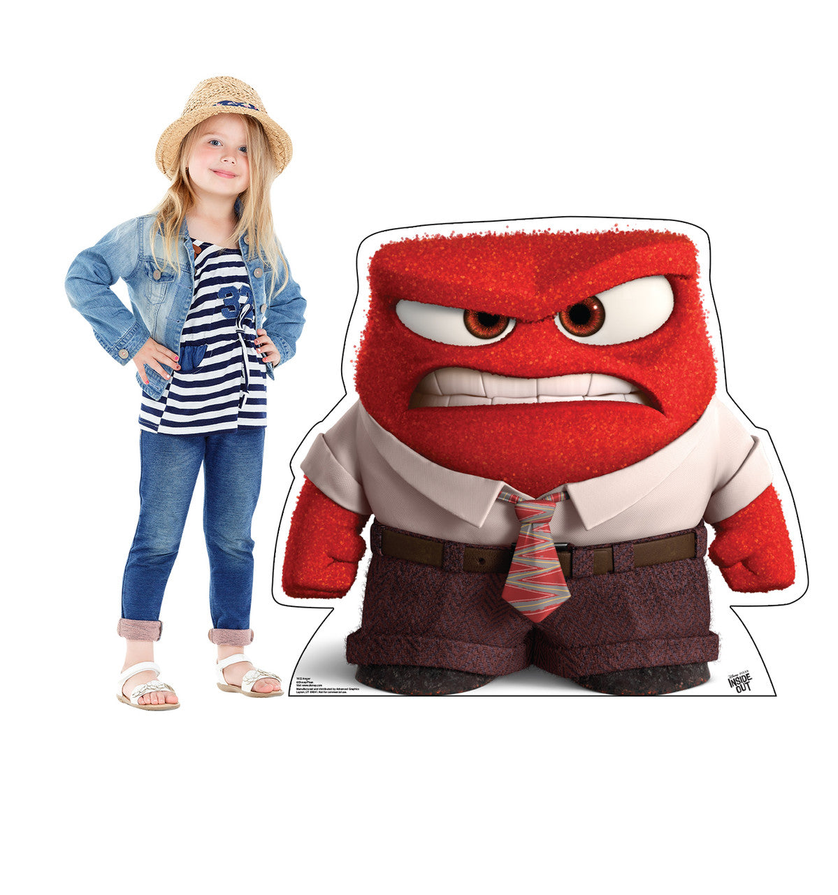 Anger - Disney Pixar - Inside Out
Lifesize Cardboard Cutout  with Model