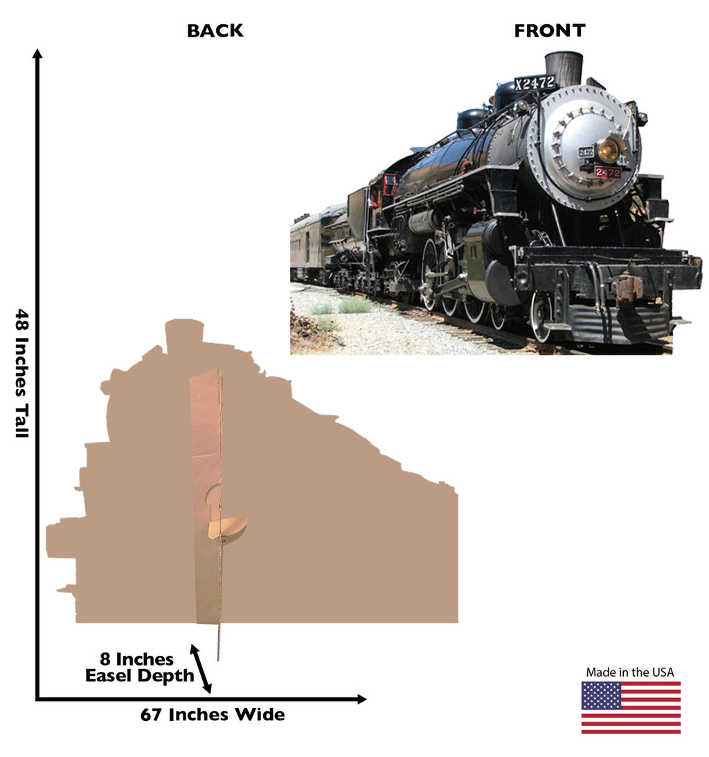 Niles Canyon Railway Lifesize Cardboard Cutout Train DImensions