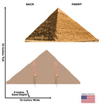 Pyramid of Chephren | Khafre Pyramid | Egypt
Lifesize Cardboard Cutout Dimensions