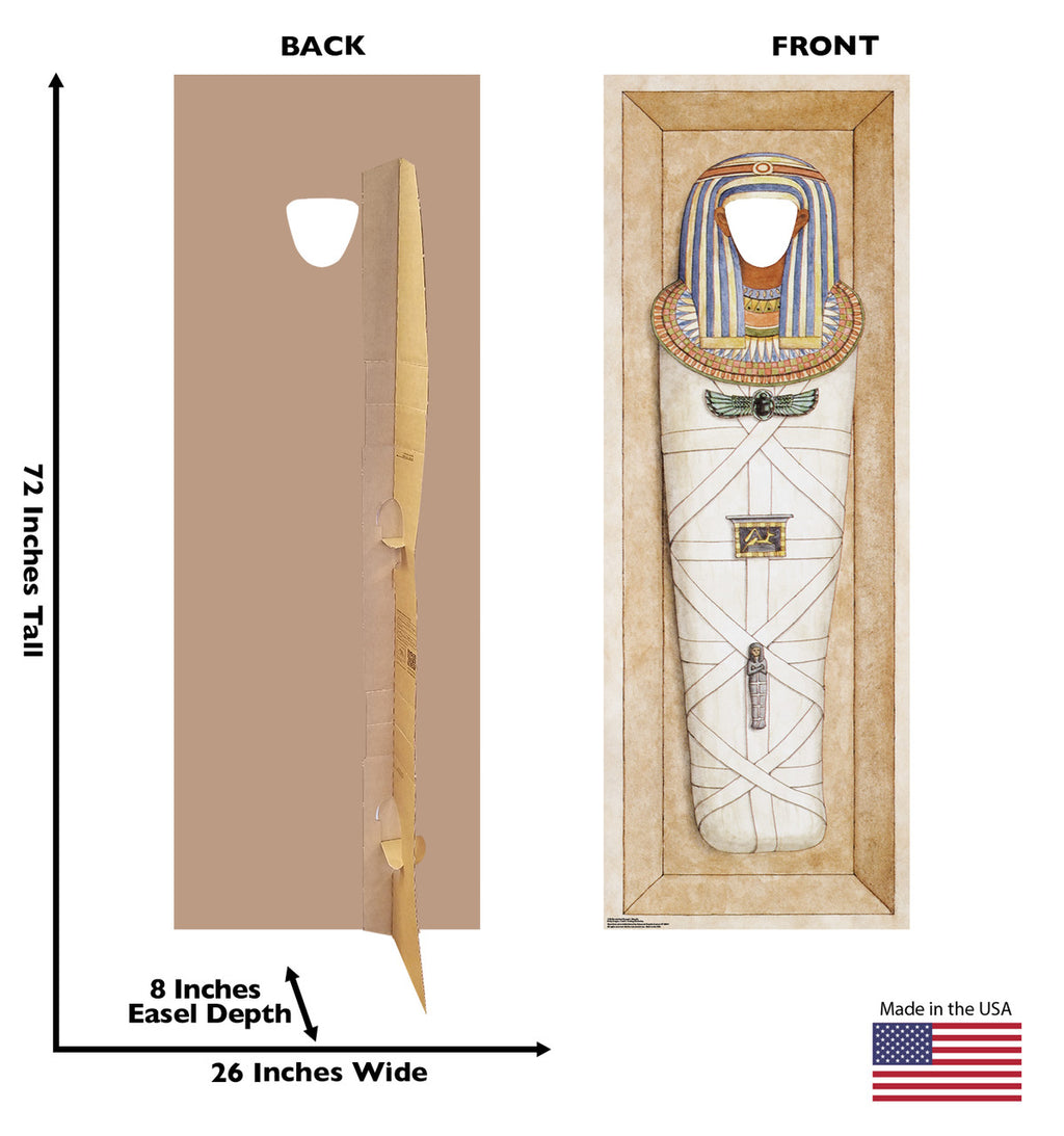 Mummified Pharoah Standin
Lifesize Cardboard Cutout Dimensions