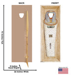 Mummified Pharoah Standin
Lifesize Cardboard Cutout Dimensions