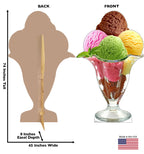 Ice Cream Sundae
Lifesize Cardboard Cutout Dimensions