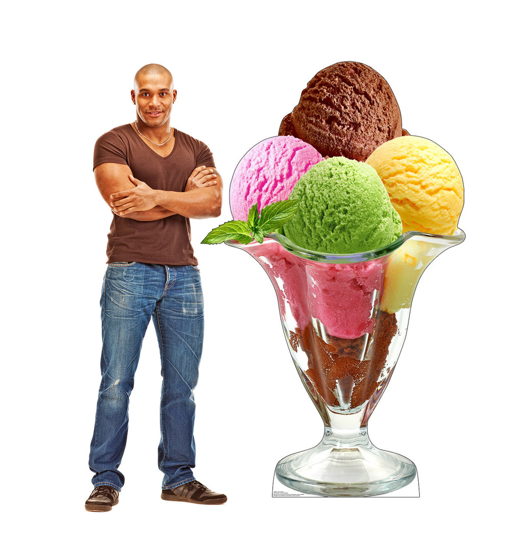 Ice Cream Sundae
Lifesize Cardboard Cutout with Model