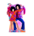 70's Disco Dance Couple Stand in
Lifesize Cardboard Cutout  with model
