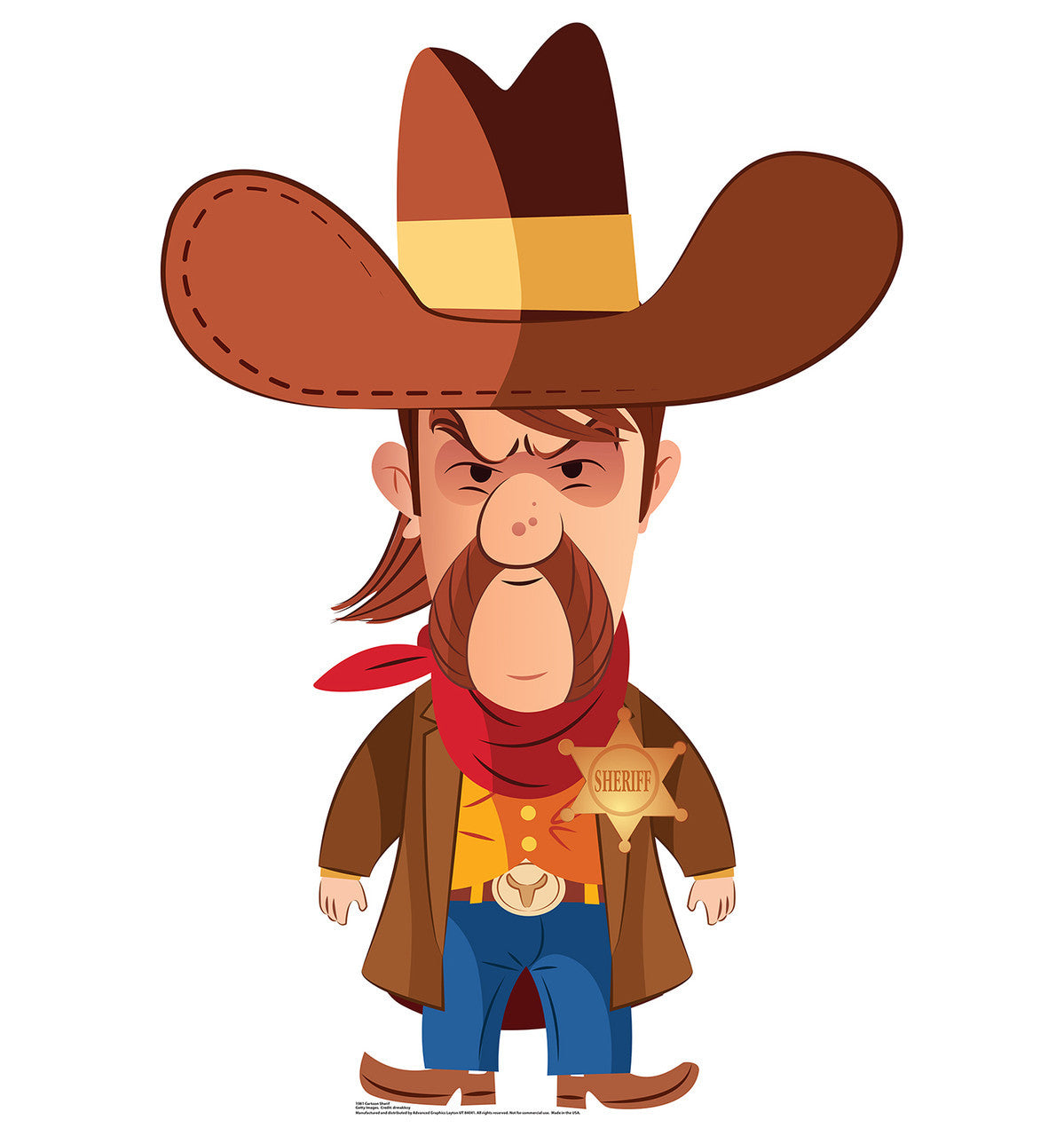 Cartoon Sheriff
Lifesize Cardboard Cutout