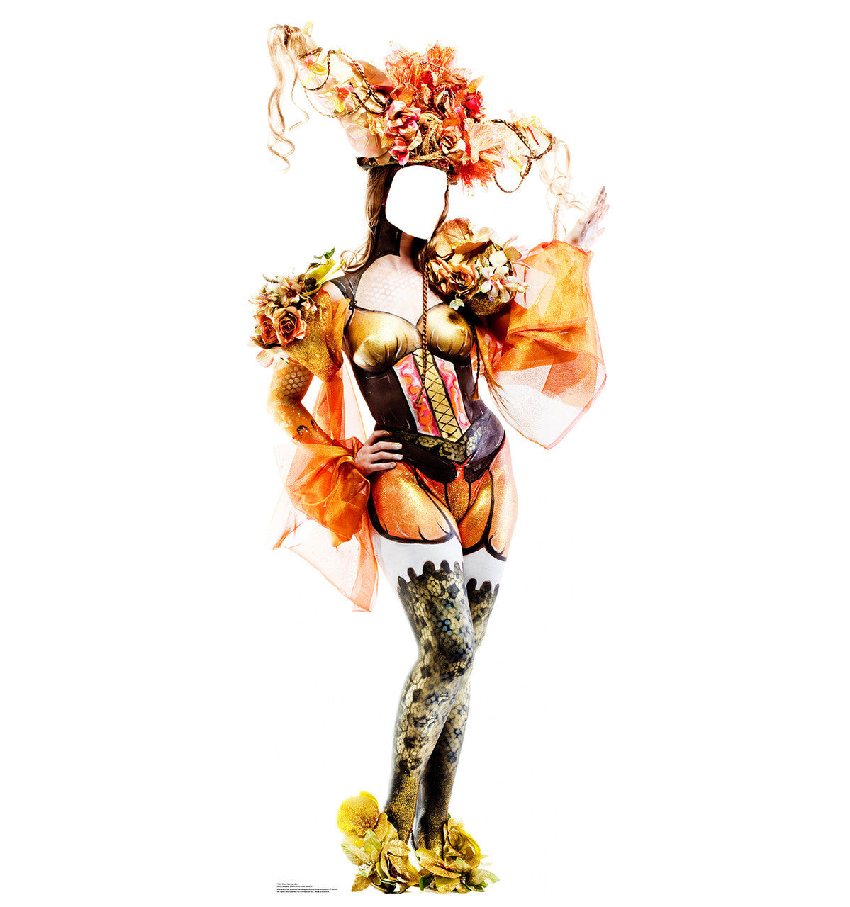 Mardi Gras Showgirl Standin
Lifesize Cardboard Cutout