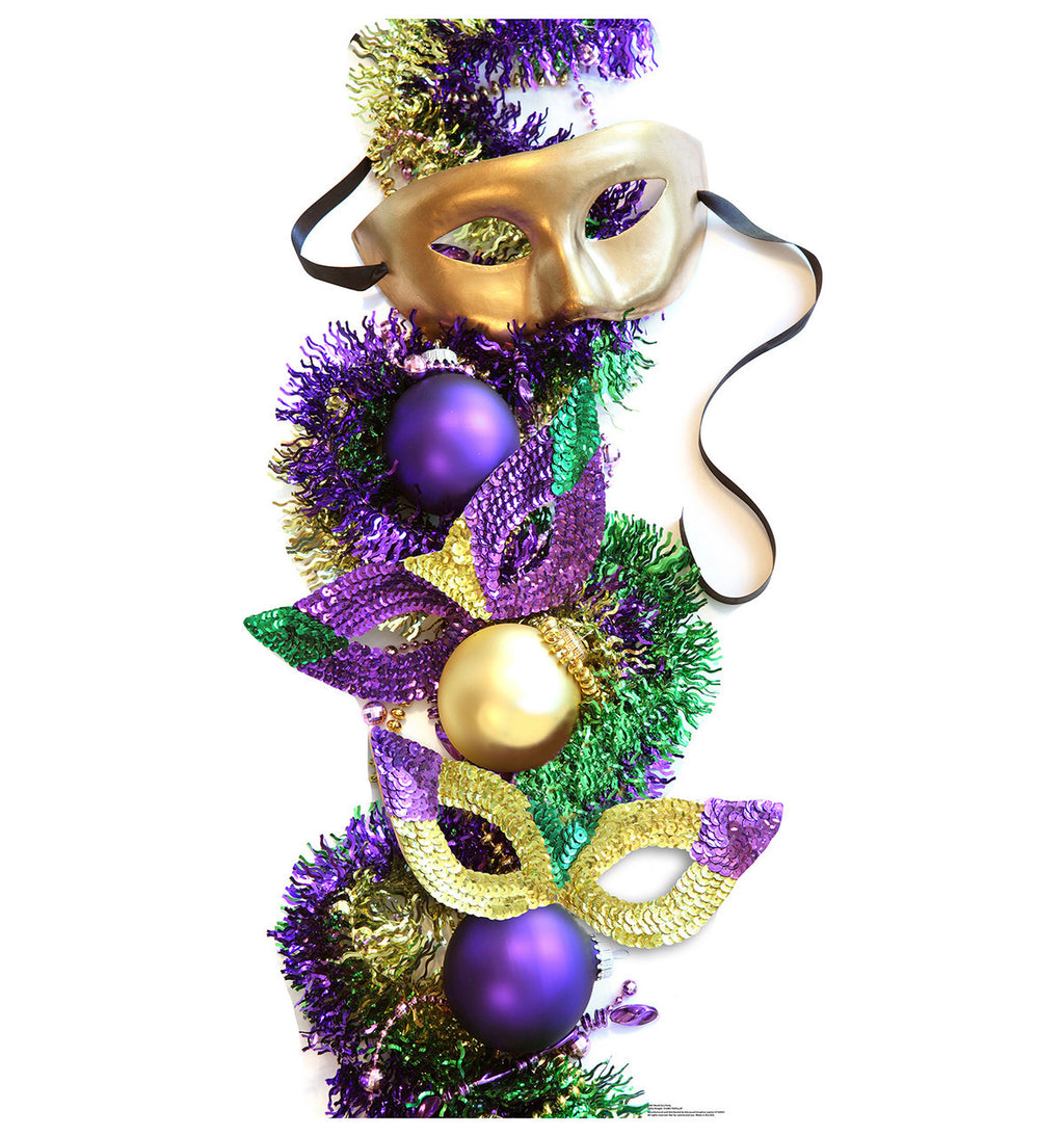Mardi Gras Party Masks
 Lifesize Cardboard Cutout