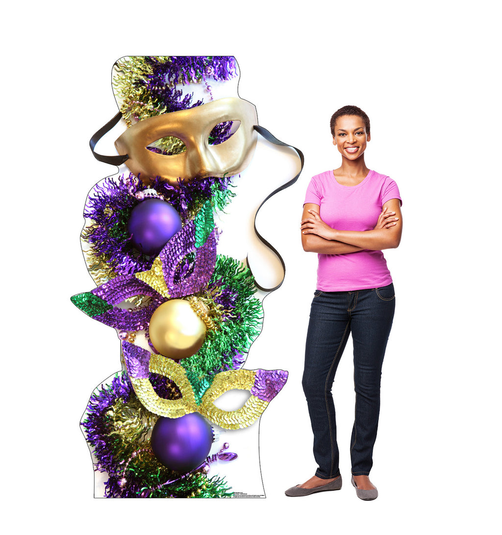 Mardi Gras Party Masks
 Lifesize Cardboard Cutout