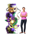 Mardi Gras Party Masks
 Lifesize Cardboard Cutout