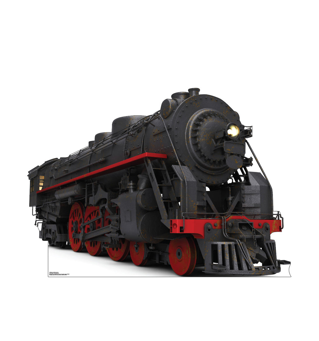 Black and Red Steam Train
 Lifesize Cardboard Cutout