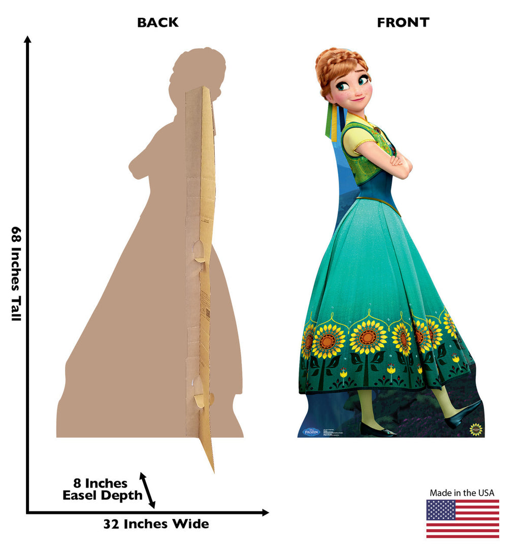 Anna Cardboard Cutout - Celebrate in Style!