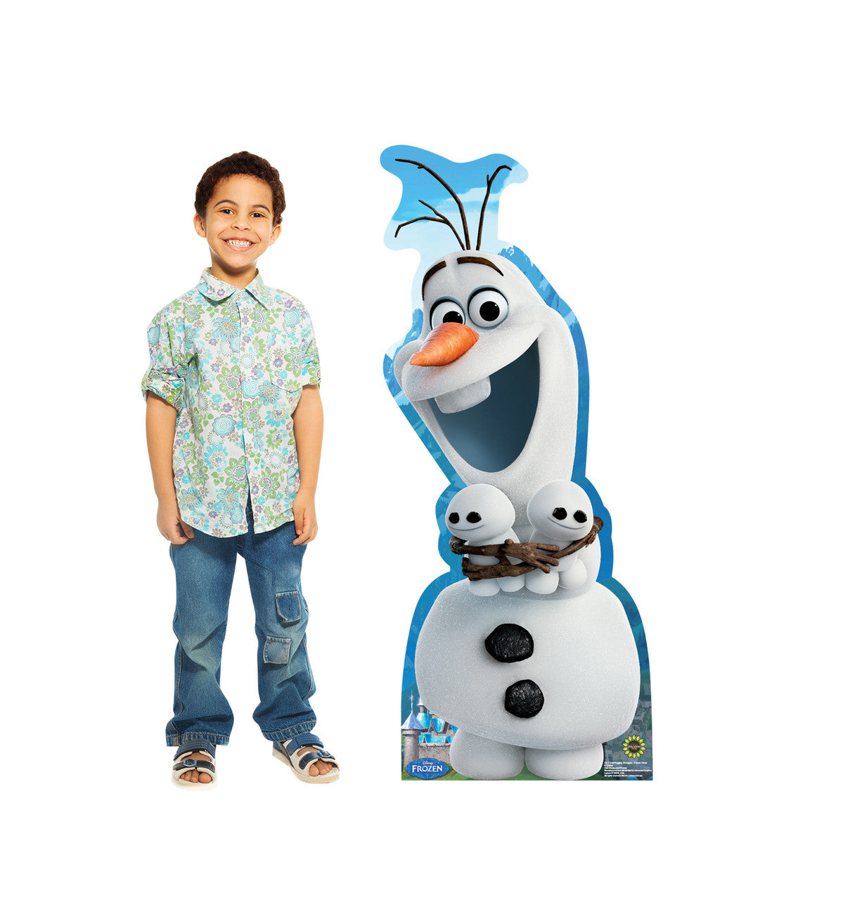 Olaf Hugging Snowgies - Frozen
 Lifesize Cardboard Cutout