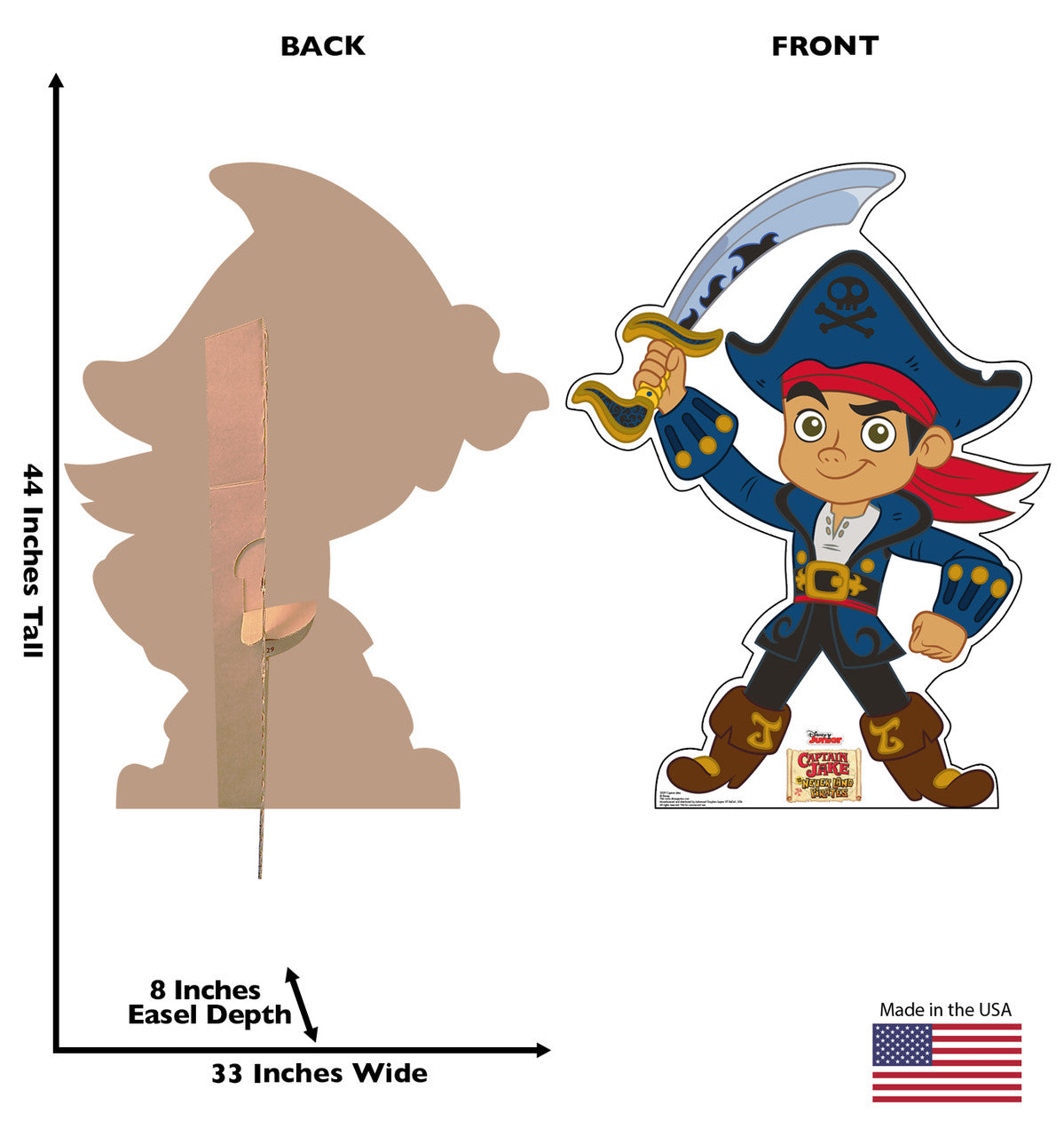 Captain Jake Lifesize Cardboard Cutout