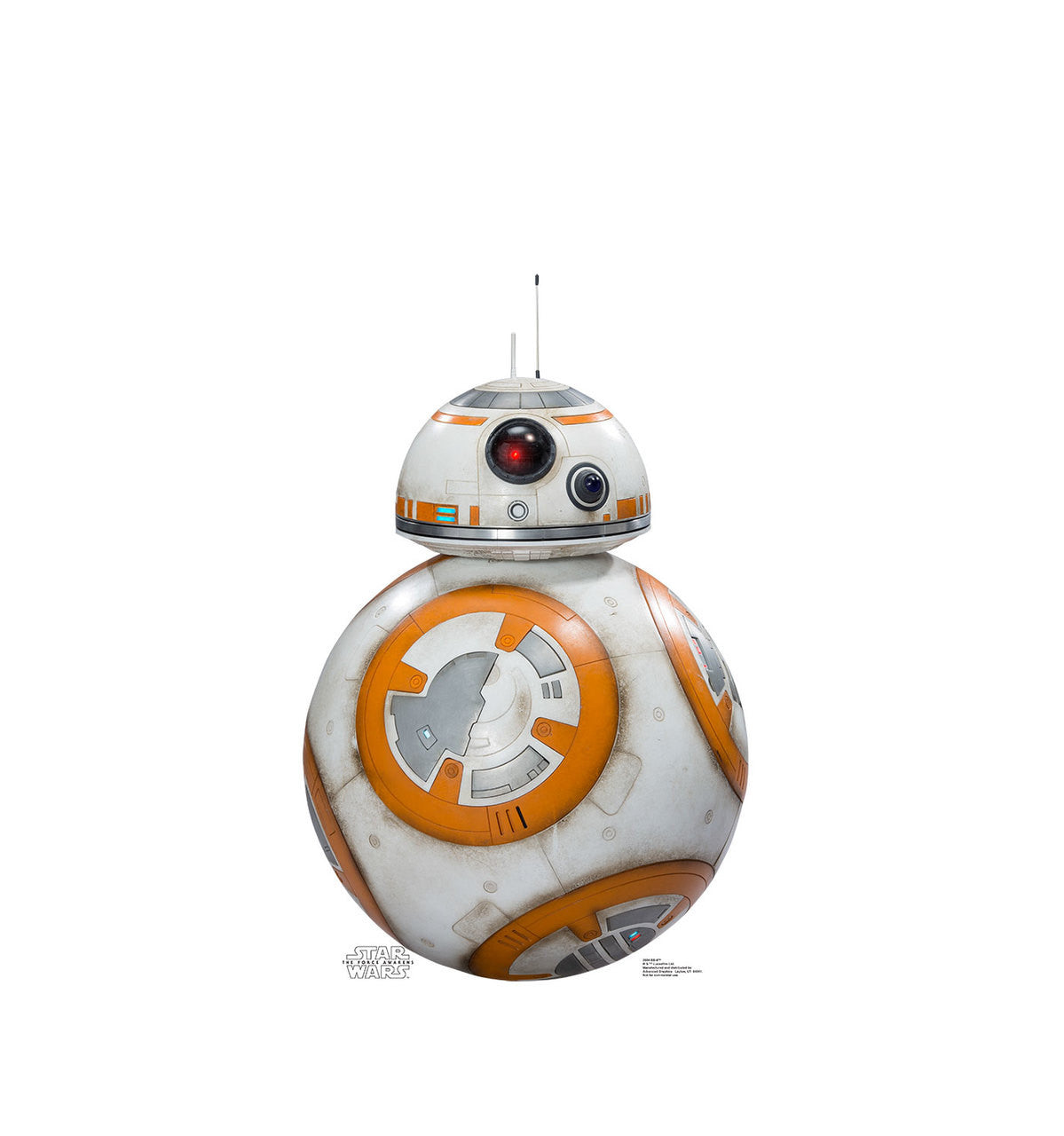 BB-8 - Star Wars VII The Force Awakens
Lifesize Cardboard Cutout