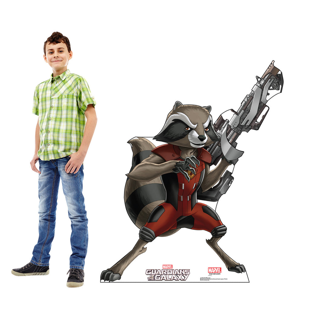 Rocket Raccoon - Guardians of the Galaxy - Animated
Lifesize Cardboard Cutout  with Model