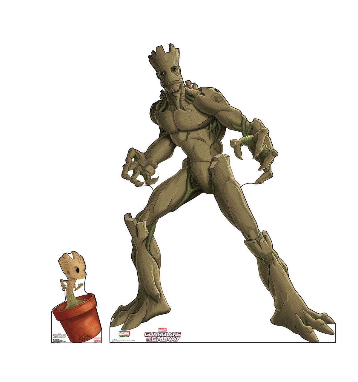 Groot & Little Groot - Guardians of the Galaxy - Animated
Lifesize Cardboard Cutout