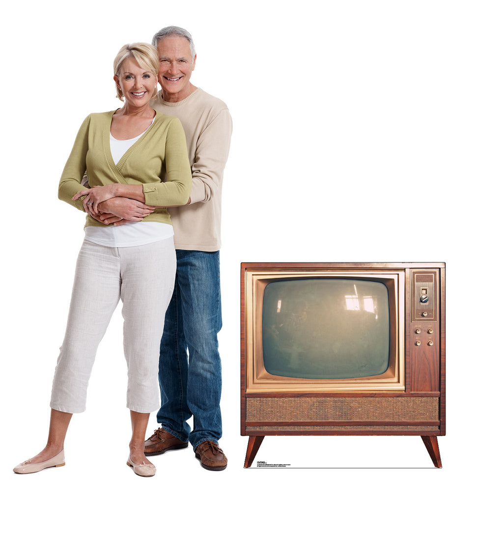 Vintage TV
 Lifesize Cardboard Cutout with model