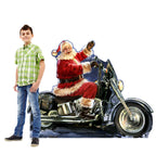 Santa riding a Motorcycle - Dona Gelsinger Art
Lifesize Cardboard Cutout