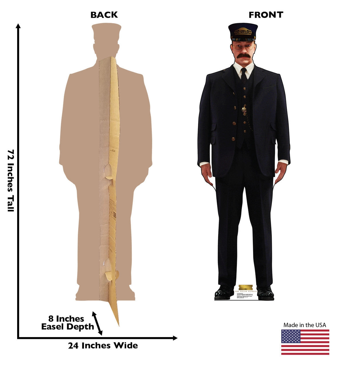 The Polar Express Conductor Life-Size Cutout