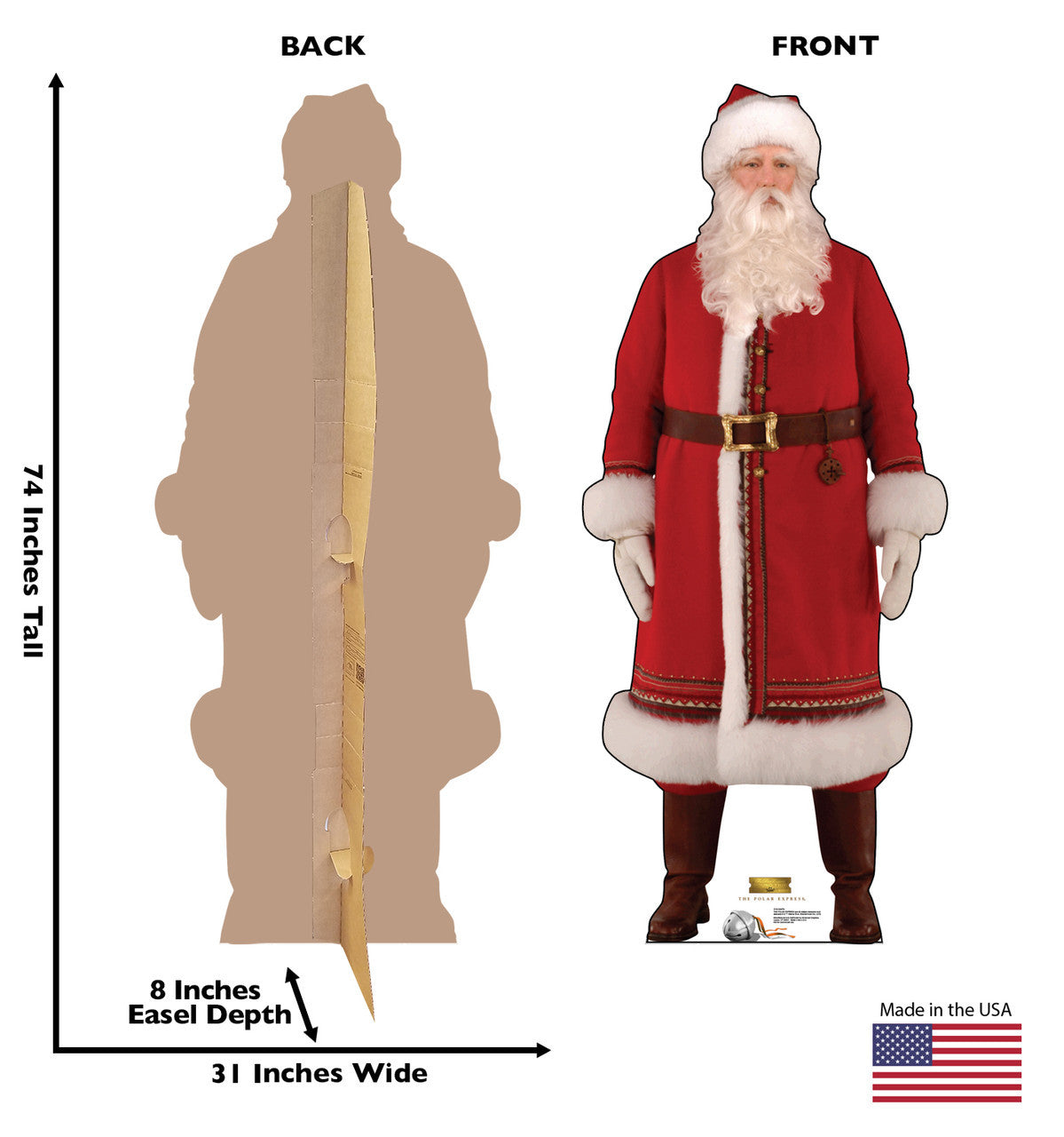 Jolly Santa Standee from The Polar Express