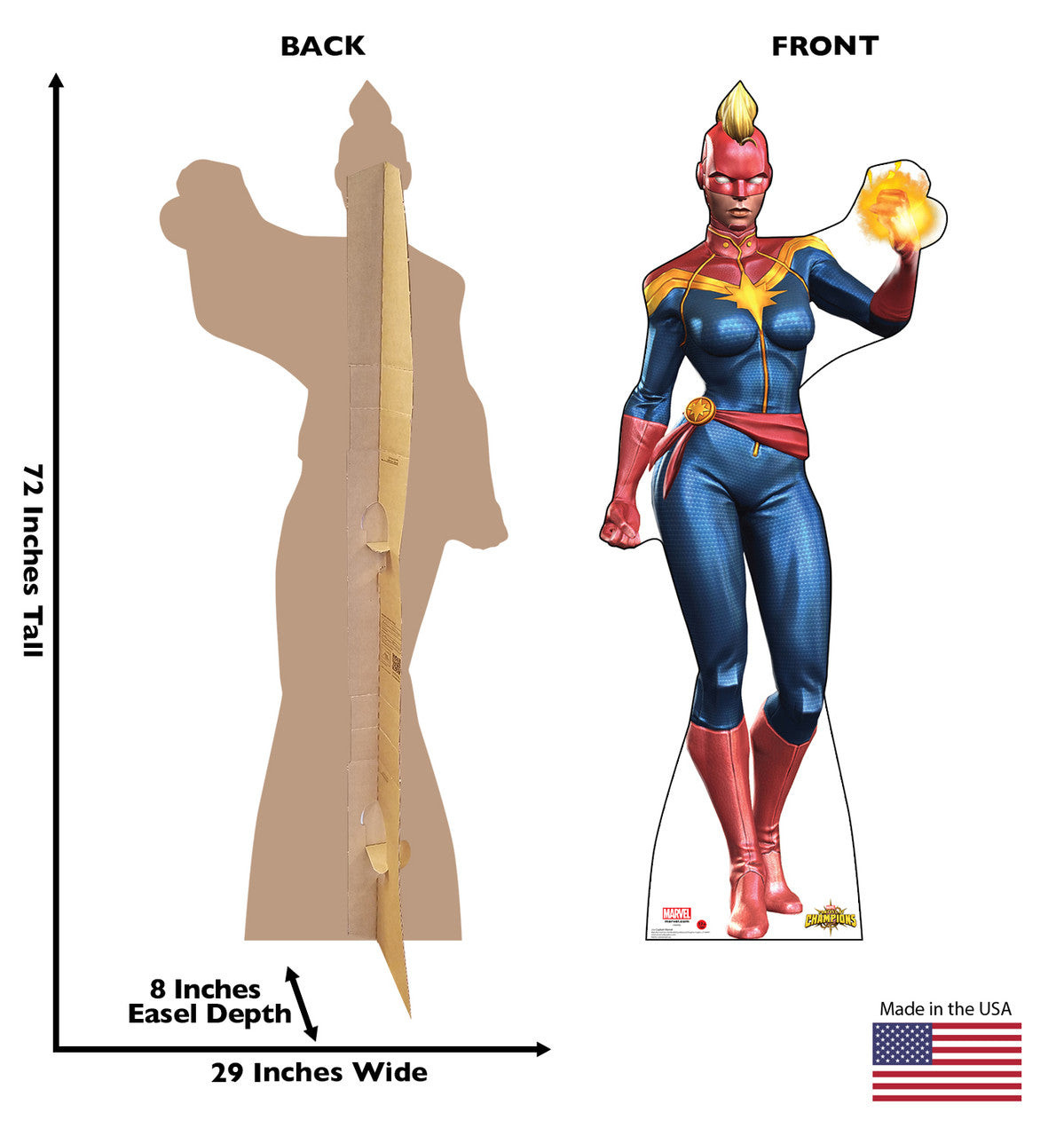 Captain Marvel Standup Delight