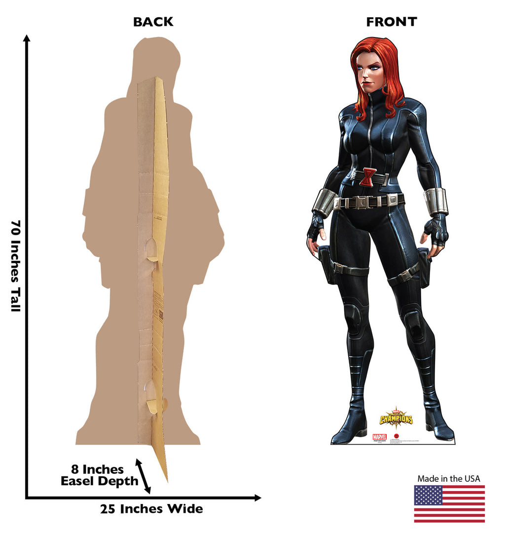 Marvelous Black Widow Lifesize Cutout