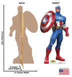Captain America's Heroic Cardboard Cutout
