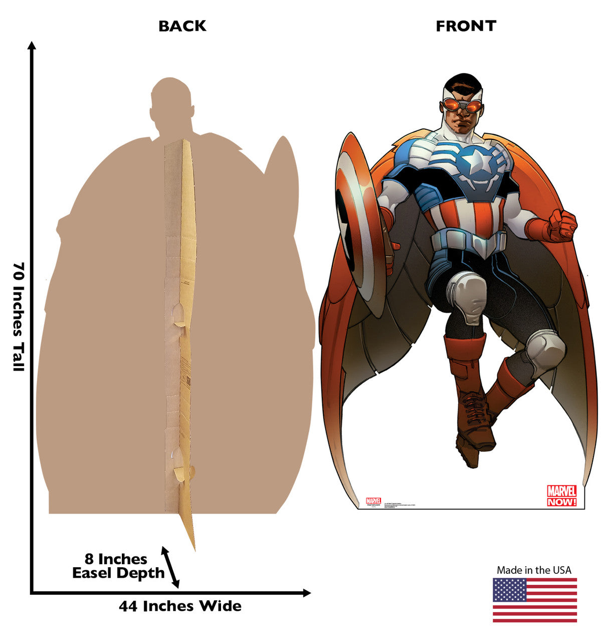 All New Captain America Lifesize Cutout
