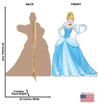 Cinderella - Disney Princess - Sleeping Beauty - Friendship Adventure
Lifesize Cardboard Cutout Dimensions
