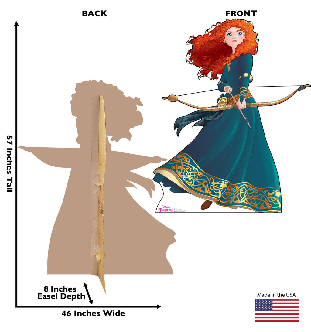 Merida - Disney Princess - Sleeping Beauty - Friendship Adventure
Lifesize Cardboard Cutout  Dimensions
