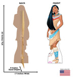 Pocahontas - Disney Princess - Sleeping Beauty - Friendship Adventure
Lifesize Cardboard Cutout  Dimensions