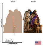 Cardboard Cutout of the Three Wise Men