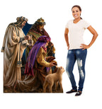 Cardboard Cutout of the Three Wise Men