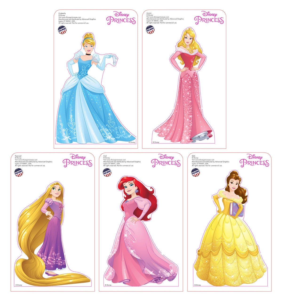 Mini Disney Princess Stand-Ups