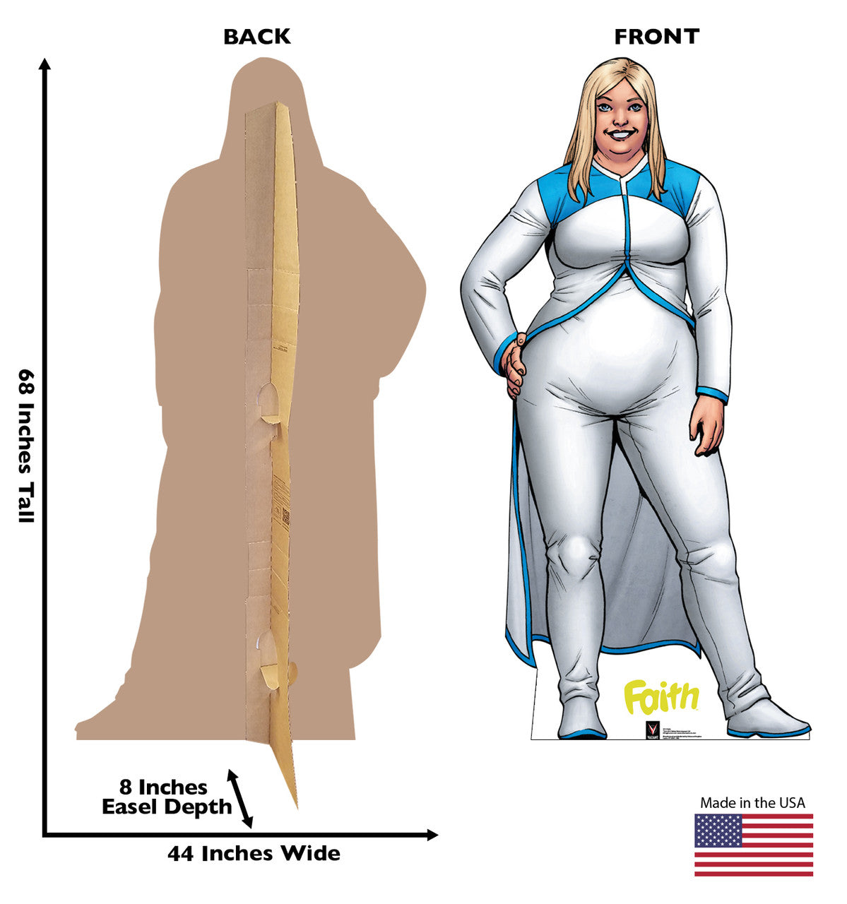 Faith Lifesize Cardboard Cutout - Perfect for Any Occasion!