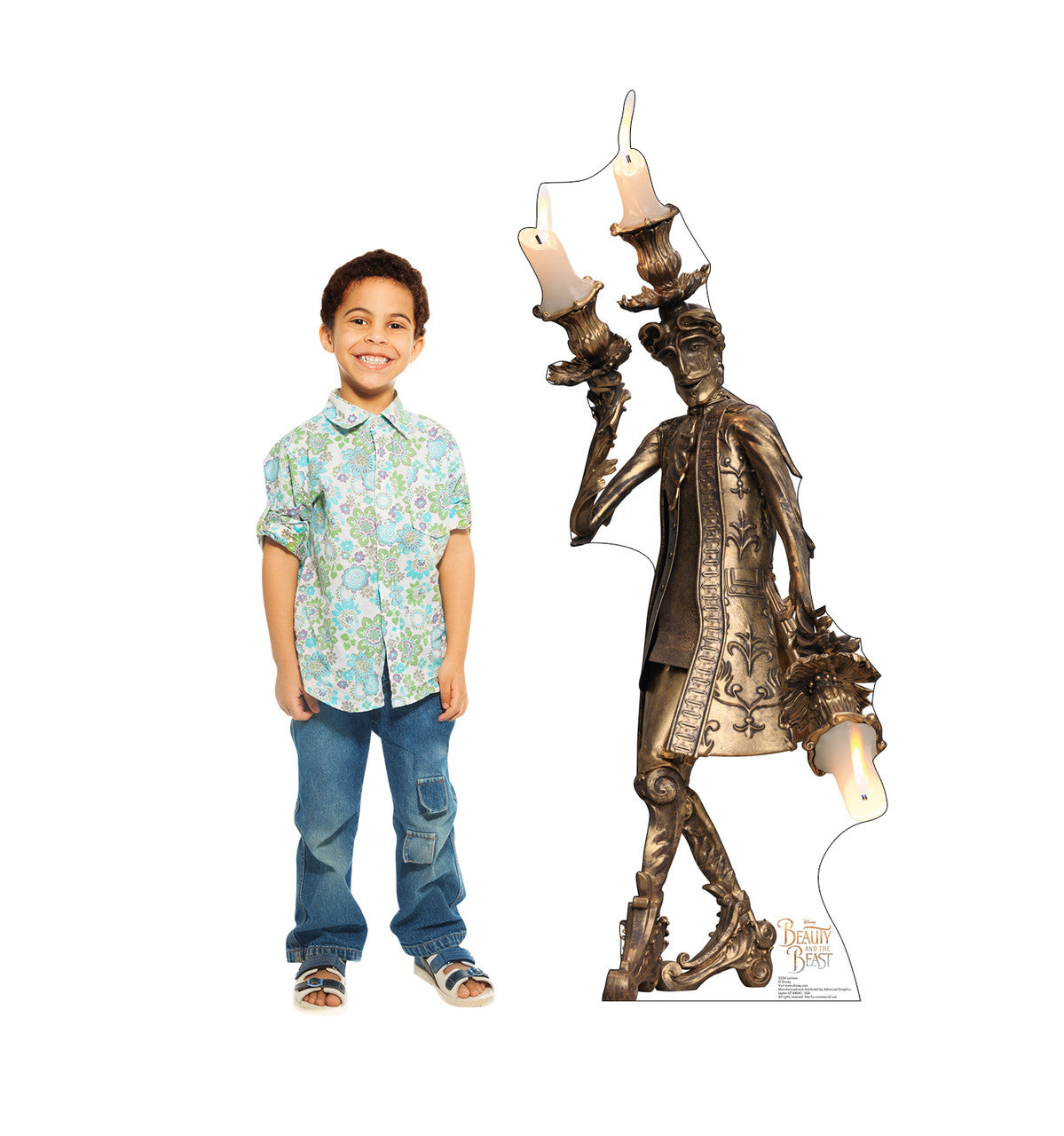 Lumiere - Live Action Beauty and the Beast
Lifesize Cardboard Cutout  with Model