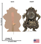 Cogsworth - Live Action Beauty and the Beast
Lifesize Cardboard Cutout  Dimensions