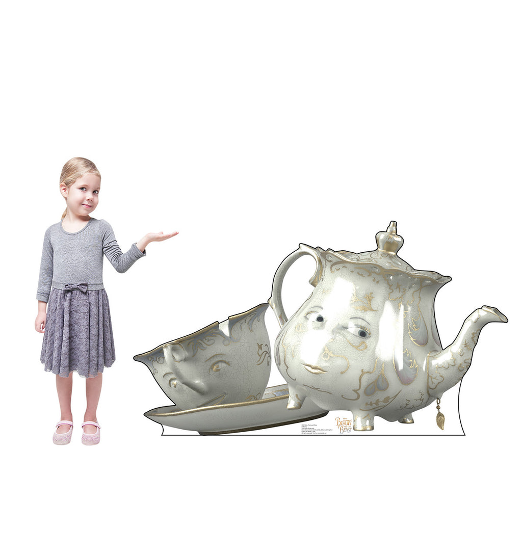 Mrs. Potts and Chip - Live Action Beauty and the Beast -Disney
Lifesize Cardboard Cutout  with Model