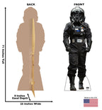 Atmospheric TIE Pilot™ - Rogue One - Star Wars
Lifesize Cardboard Cutout dimensions