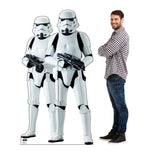 Stormtroopers™ - Rogue One - Star Wars Lifesize Cardboard Cutout  with model