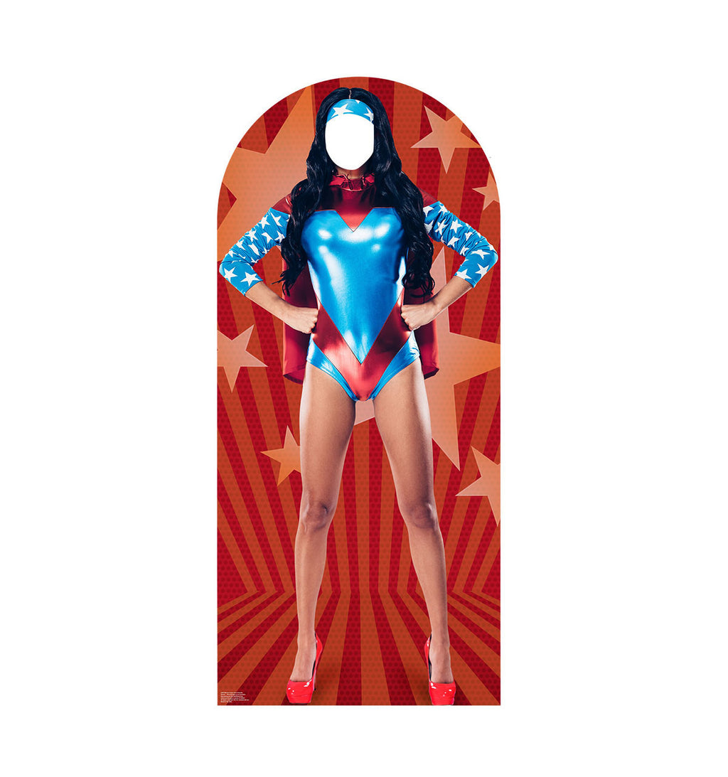 Woman Super Hero Stand In
Lifesize Cardboard Cutout
