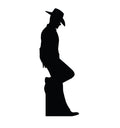 Cowboy Leaning Silhouette
Lifesize Cardboard Cutout