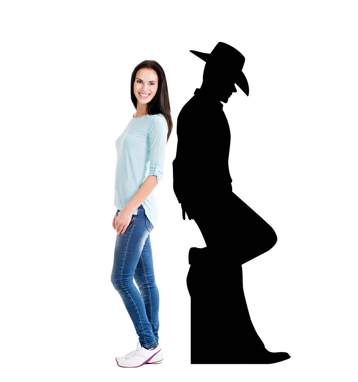 Cowboy Leaning Silhouette
Lifesize Cardboard Cutout