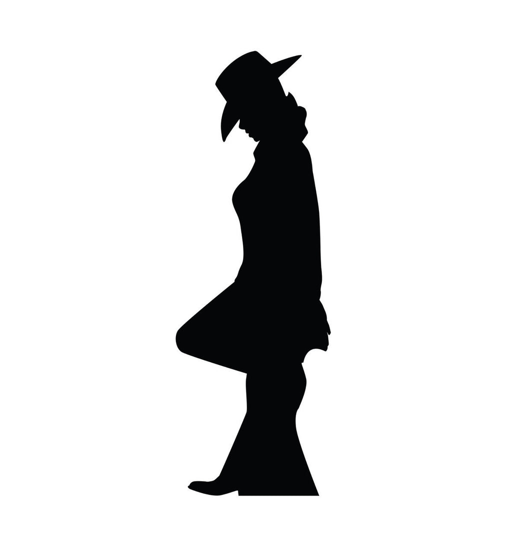 Cowgirl Leaning Silhouette
Lifesize Cardboard Cutout