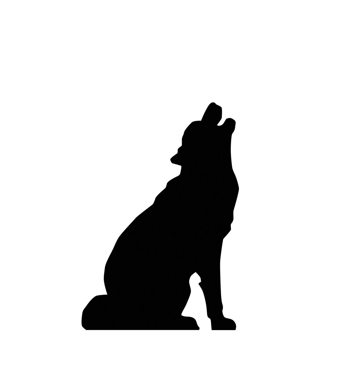 Howling Wolf Silhouette
Lifesize Cardboard Cutout