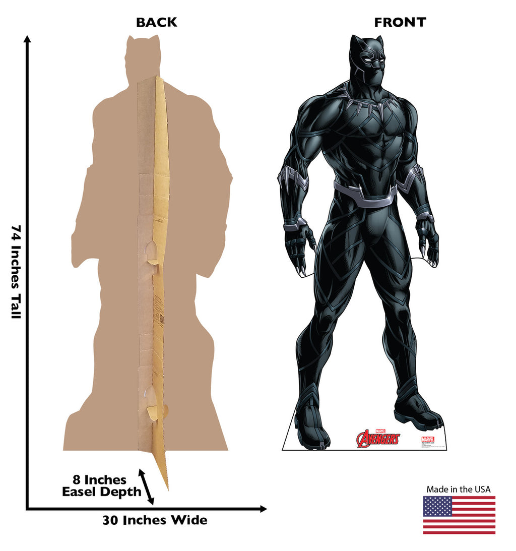Avengers Animated Black Panther Standee