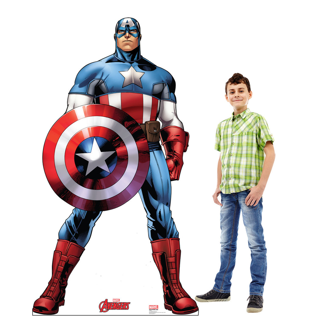 Captain America's Life-Size Cardboard Standup